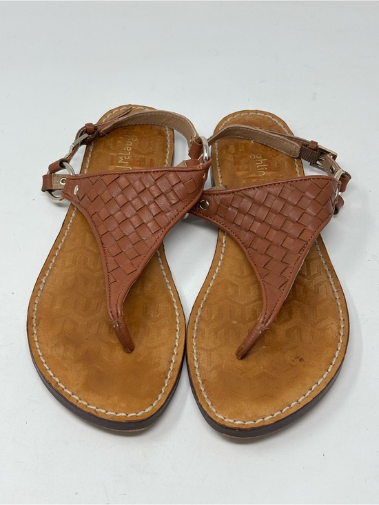 J Mclaughlin Shoes - J. McLaughlin Nolita leather slingback sandals size 8